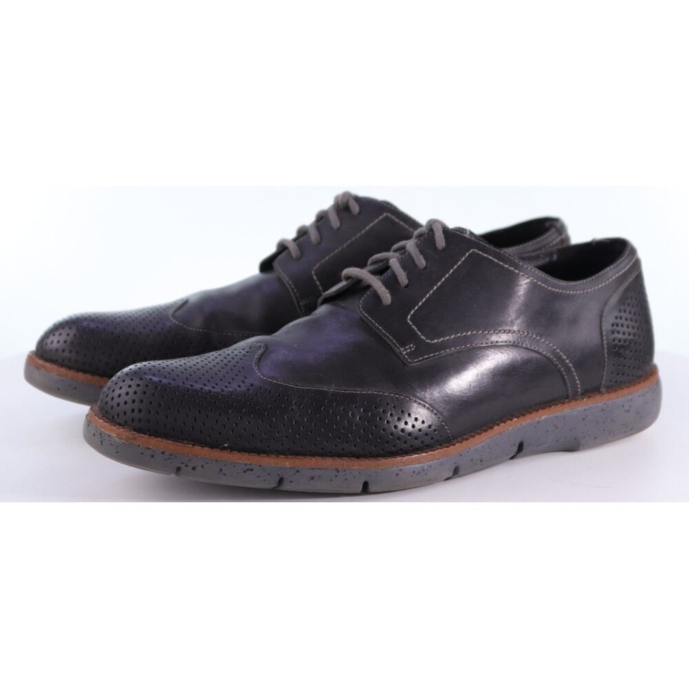 Donald J Pliner EDD-GI $150 Men's Wingtip Oxfords Shoes Size 10.5 M Perforated